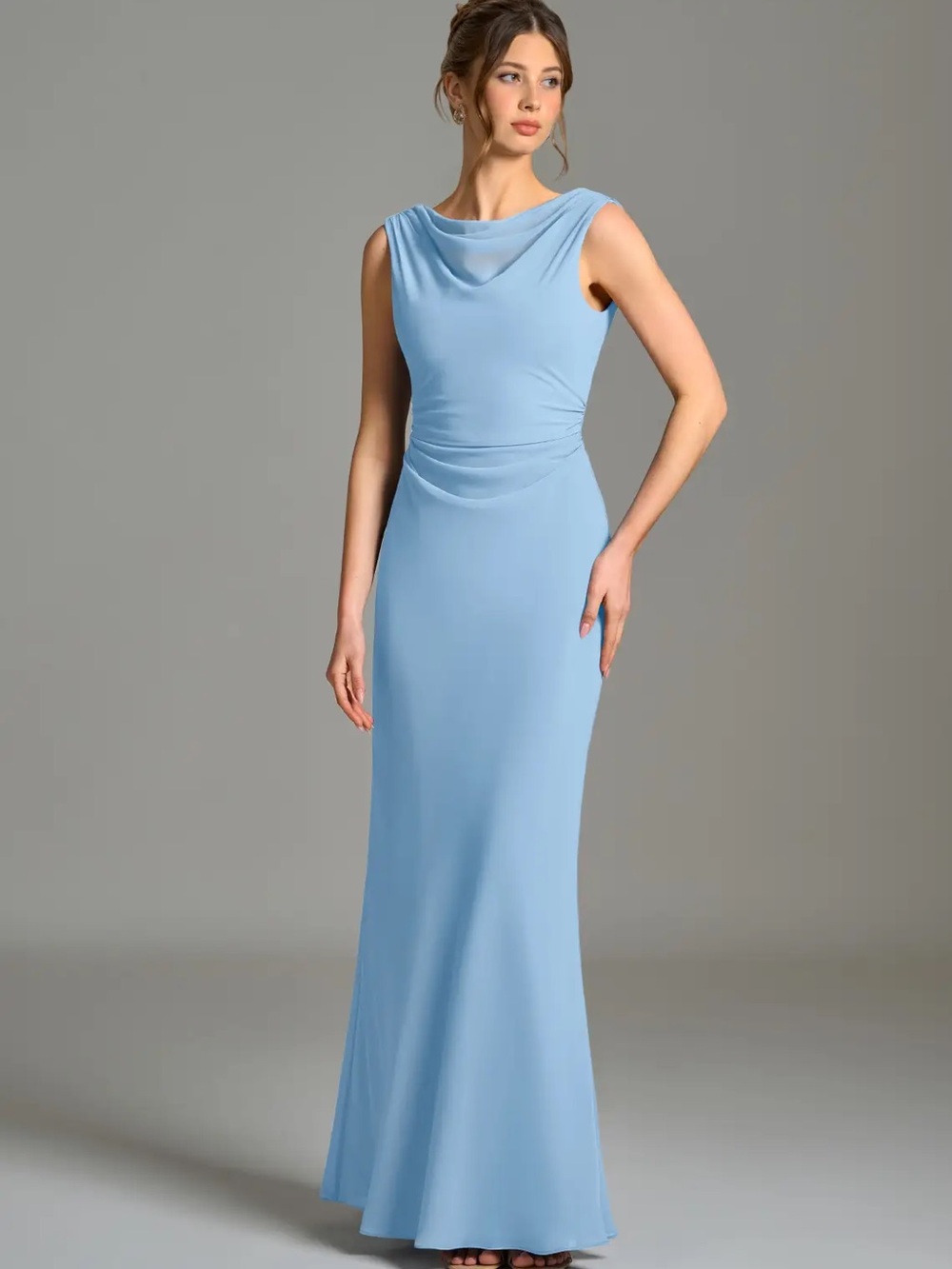 Azazie Powder Blue Kieryn